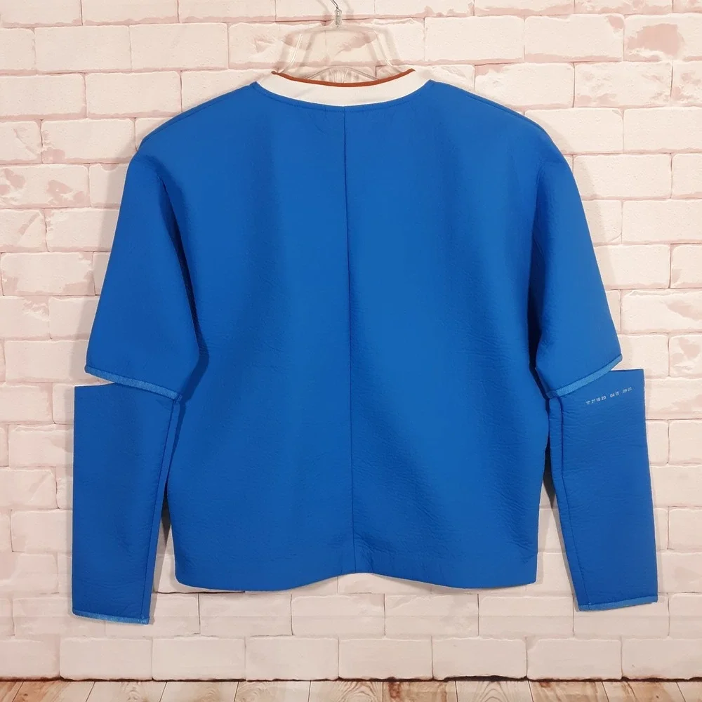 Nike Sweatshirt Size Small Relaxed Fit Blue Crew Neck Pullover